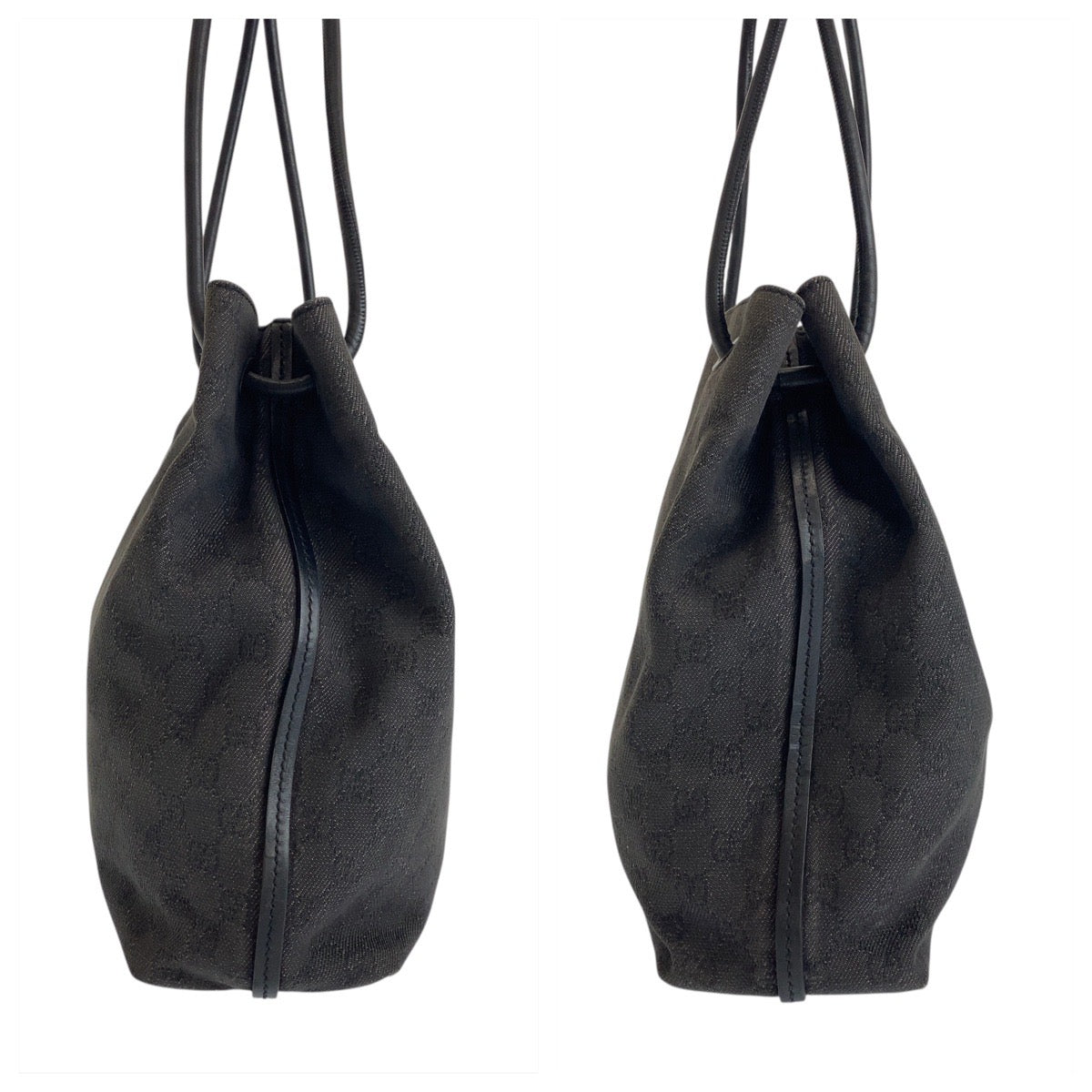 22877
GUCCI グッチ ブラック 黒 GGキャンバス / レザー 101341 ショルダーバッグ レディース ABP33