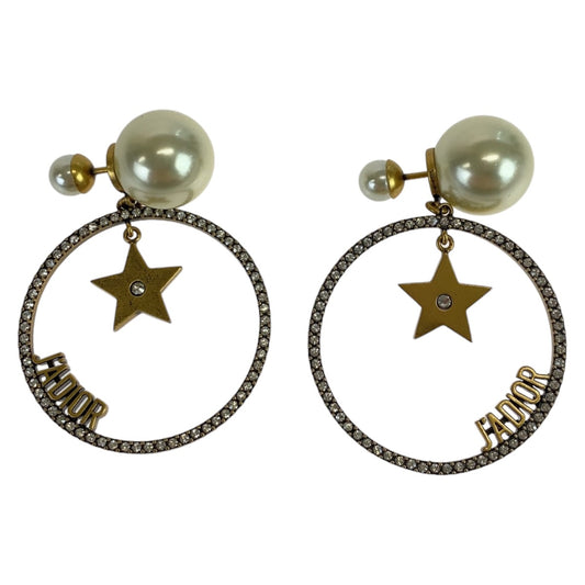 22884
Dior ディオール JA DIOR ゴールド フェイクパール / メタル ピアス フェイクパール レディース ABP48