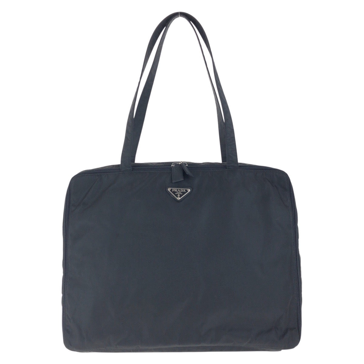22888
PRADA プラダ テスート 三角ロゴプレート ブラック 黒 シルバー金具 ナイロン ビジネスバッグ ブリーフケース 男女兼用 メンズ ABP41