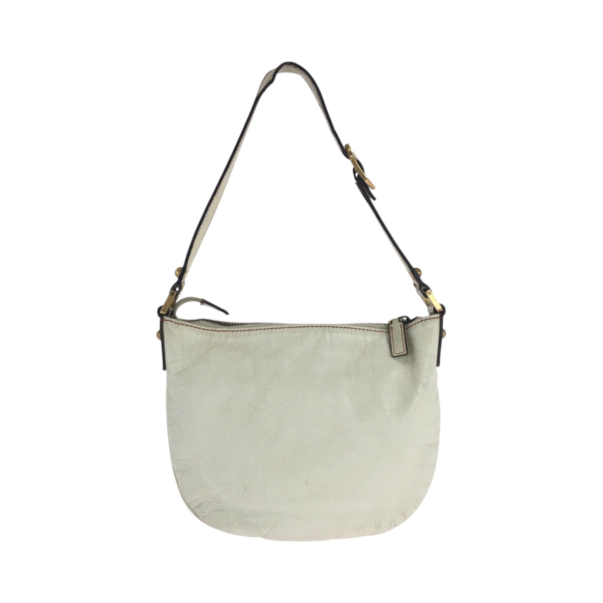22889
GUCCI グッチ ソーホー インターロッキング ホワイト ゴールド金具 レザー 121552 ホーボー ショルダーバッグ 肩掛け レディース AB52