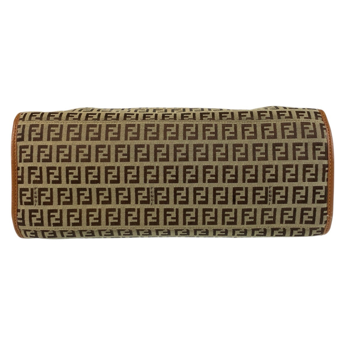 22891
FENDI Zucchino Brown Gold Hardware Canvas / Leather 8BH153 Tote Bag Shoulder Bag Women's AB45