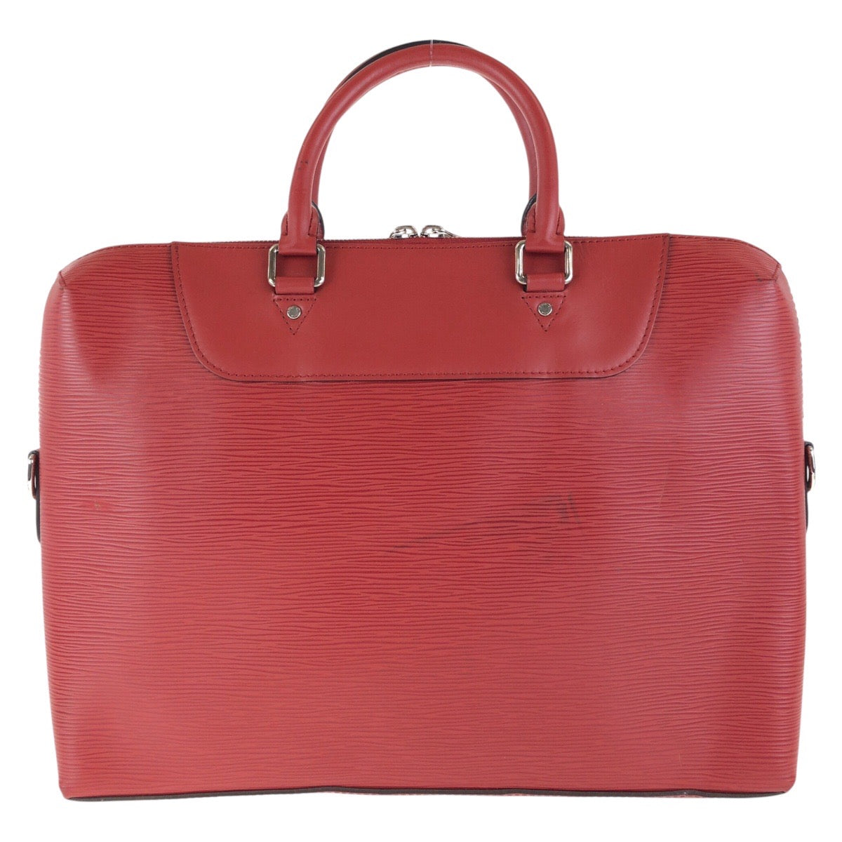 22893
LOUIS VUITTON ルイヴィトン エピ ポルトドキュマン ジュール カスティリアンレッド シルバー金具 レザー ビジネスバッグ ブリーフケース 2way メンズ AB56