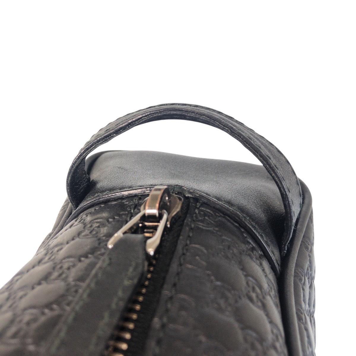 22894
GUCCI グッチ マイクログッチシマ ブラック 黒 レザー 419775 セカンドバッグ クラッチバッグ メンズ ABP48