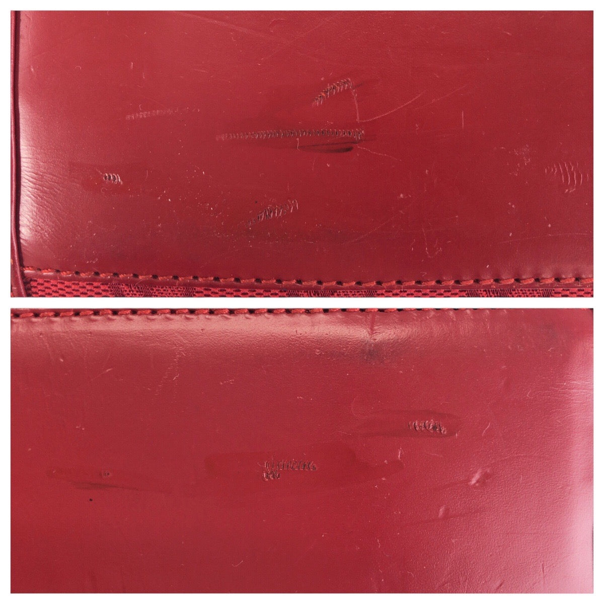 22901
GUCCI Jackie Red Silver Hardware GG Canvas / Leather 002 1073 Shoulder Bag Handbag Ladies AB48