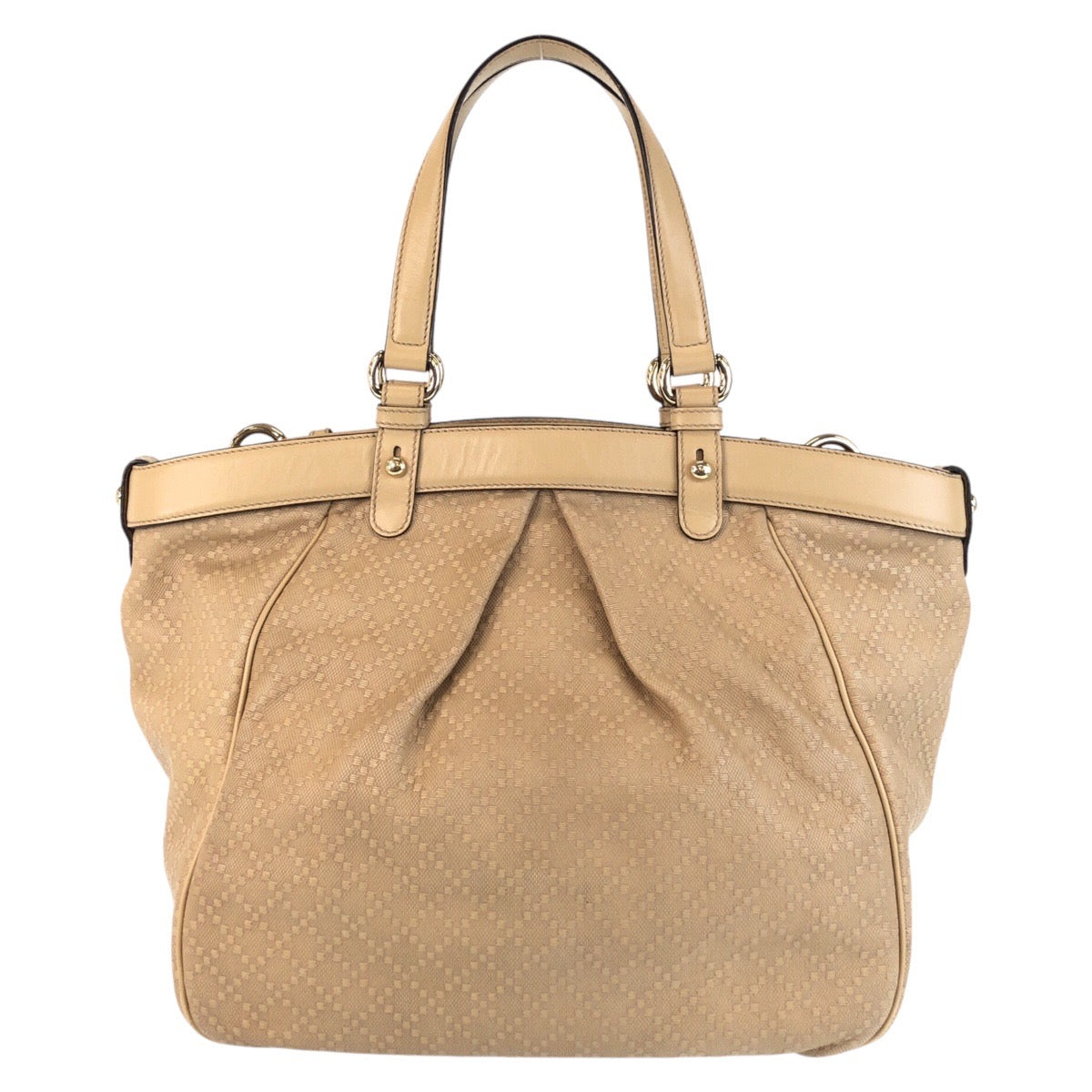 22902
GUCCI グッチ バンブー ディアマンテ ベージュ ゴールド金具 キャンバス / レザー 282312 ショルダーバッグ トートバッグ レディース ABP43