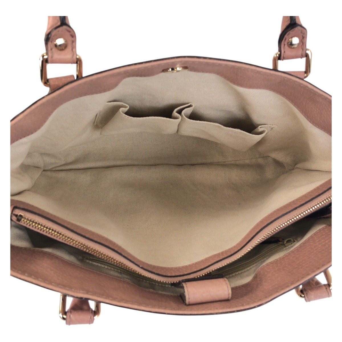 22903
GUCCI グッチ グッチシマ スーキー ピンクベージュ ゴールド金具 レザー 296835 トートバッグ ショルダーバッグ レディース ABP52