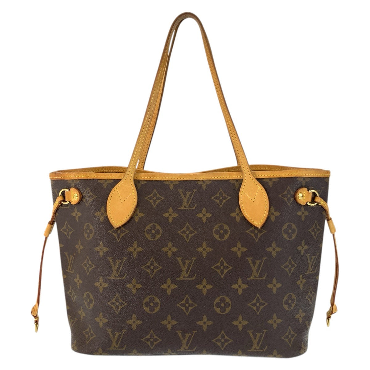 22907
LOUIS VUITTON ルイヴィトン モノグラム ネヴァーフルPM ブラウン ゴールド金具 PVC / レザー M40155 トートバッグ ハンドバッグ レディース ABP