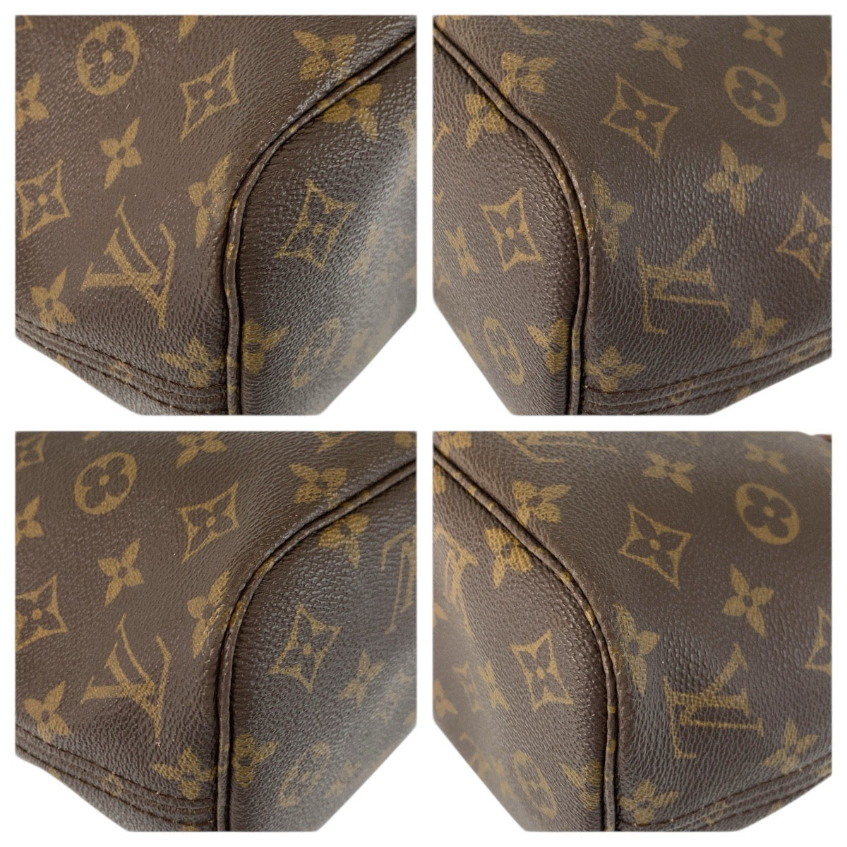 22907
LOUIS VUITTON ルイヴィトン モノグラム ネヴァーフルPM ブラウン ゴールド金具 PVC / レザー M40155 トートバッグ ハンドバッグ レディース ABP