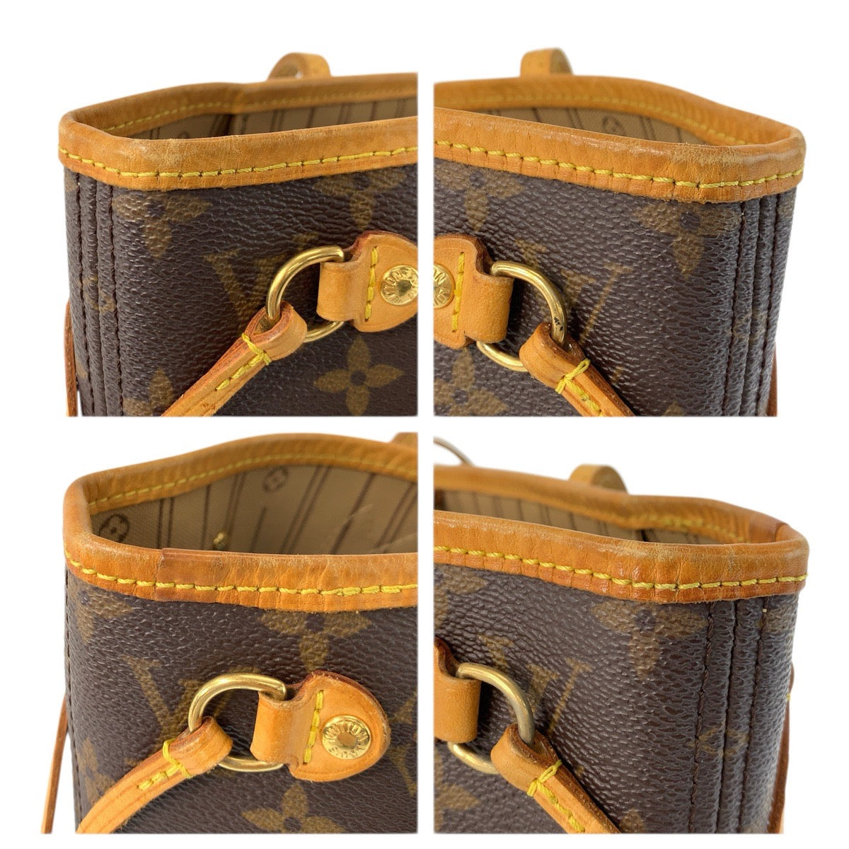 22907
LOUIS VUITTON ルイヴィトン モノグラム ネヴァーフルPM ブラウン ゴールド金具 PVC / レザー M40155 トートバッグ ハンドバッグ レディース ABP