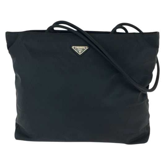 22911
PRADA プラダ テスート 三角ロゴプレート ブラック 黒 シルバー金具 ナイロン ショルダーバッグ トートバッグ レディース ABP36