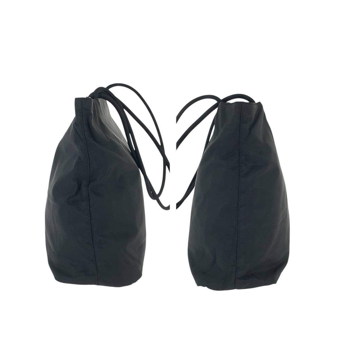 22911
PRADA プラダ テスート 三角ロゴプレート ブラック 黒 シルバー金具 ナイロン ショルダーバッグ トートバッグ レディース ABP36