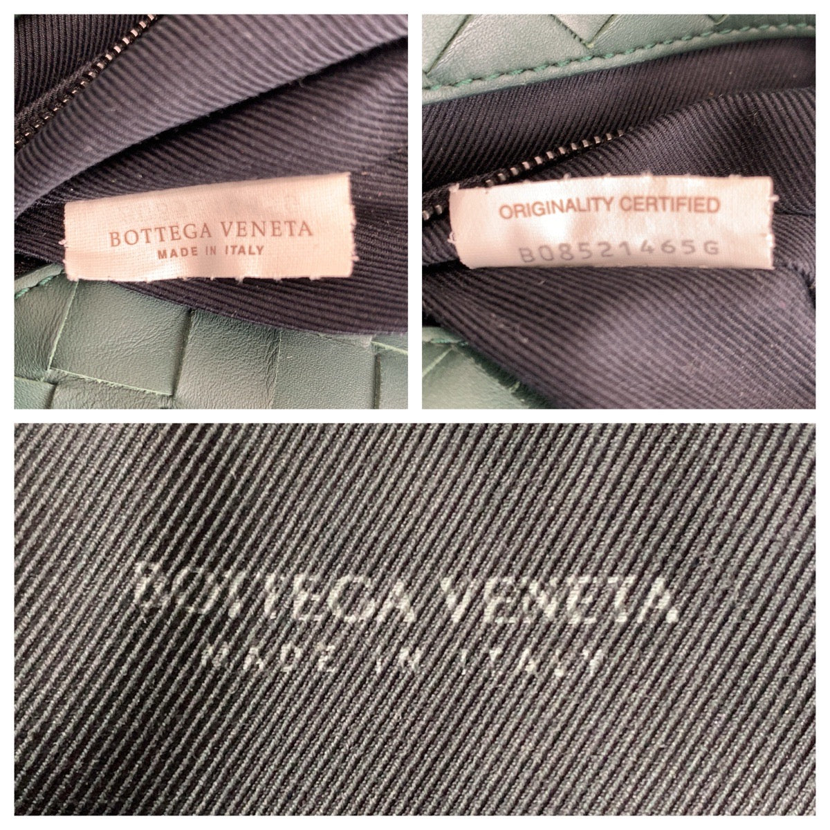 22913
BOTTEGAVENETA ボッテガヴェネタ イントレチャート グリーン レザー トートバッグ ショルダーバッグ レディース ABP85