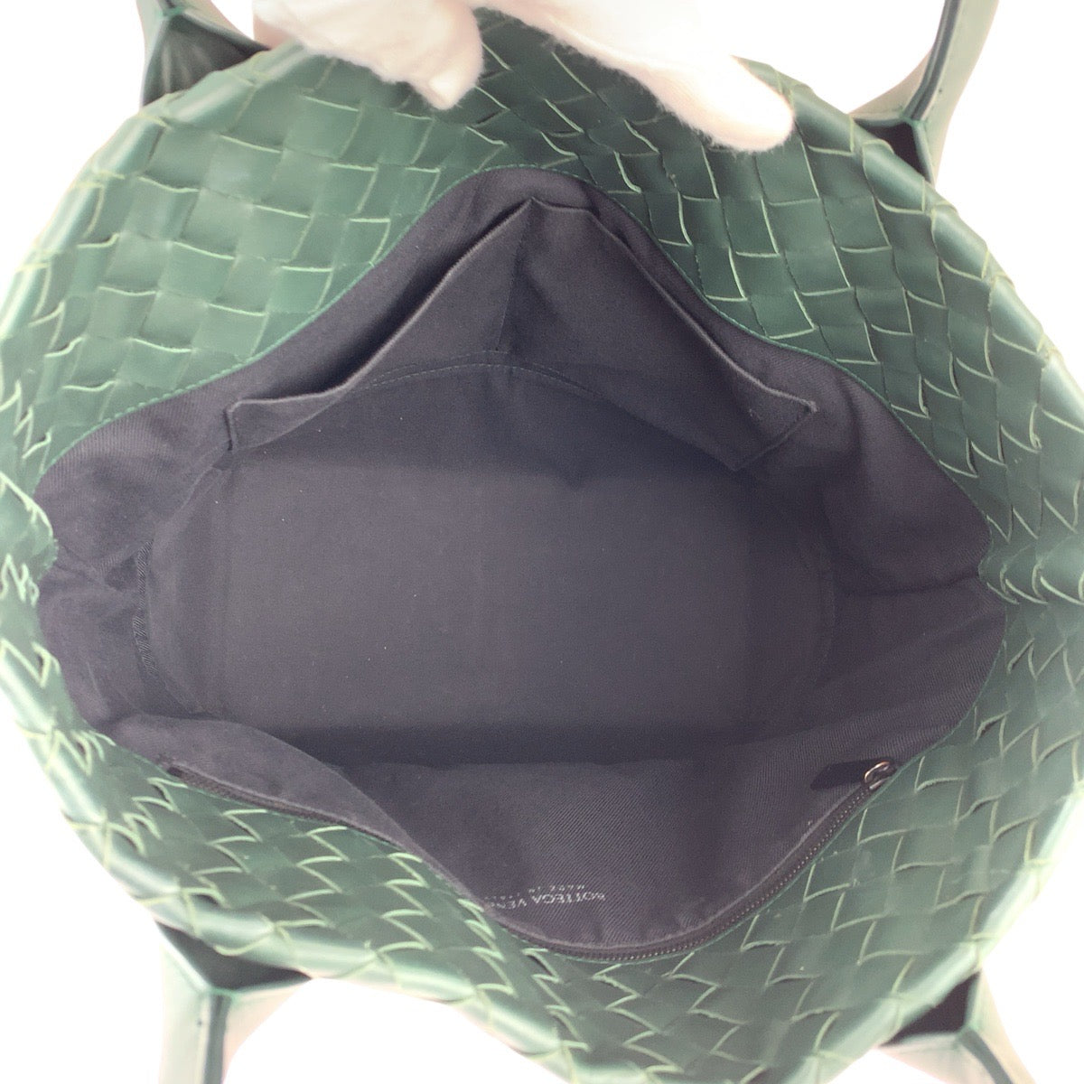 22913
BOTTEGAVENETA ボッテガヴェネタ イントレチャート グリーン レザー トートバッグ ショルダーバッグ レディース ABP85