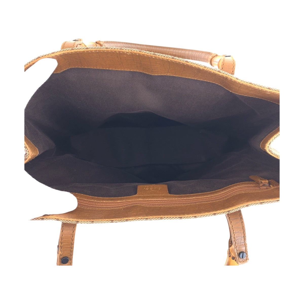 22915
GUCCI グッチ バンブー ベージュ キャメル GGキャンバス / レザー 112530 トートバッグ ショルダーバッグ レディース ABP35