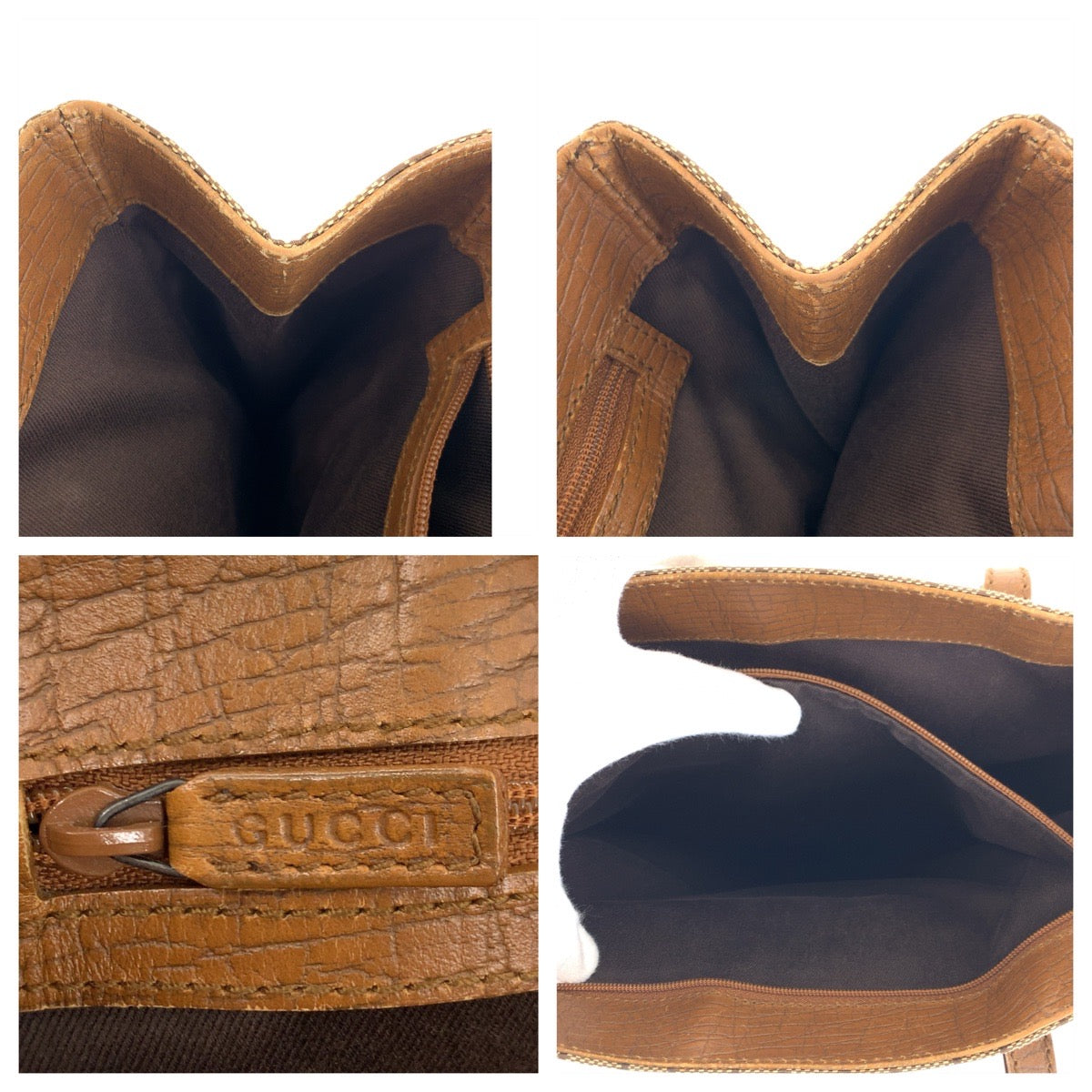 22915
GUCCI グッチ バンブー ベージュ キャメル GGキャンバス / レザー 112530 トートバッグ ショルダーバッグ レディース ABP35