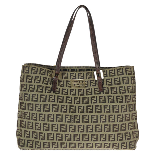 22918
FENDI フェンディ ヴィンテージ ズッキーノ ベージュ ブラウン ゴールド金具 キャンバス / レザー 8BH132 ミニトートバッグ ハンドバッグ レディース ABP45