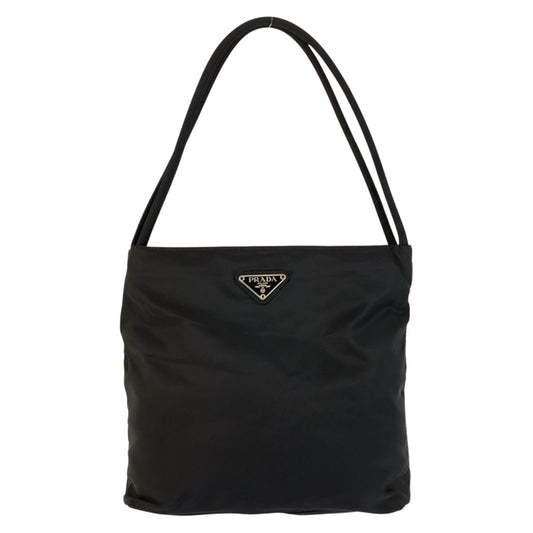22928
PRADA プラダ テスート 三角ロゴプレート ブラック 黒 シルバー金具 ナイロン ショルダーバッグ トートバッグ レディース AB35