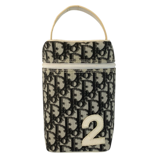 22937
Christian Dior クリスチャンディオール トロッター ホワイト ブラック 黒 PVC / レザー CM1026 ハンドバッグ バニティバッグ レディース AB21