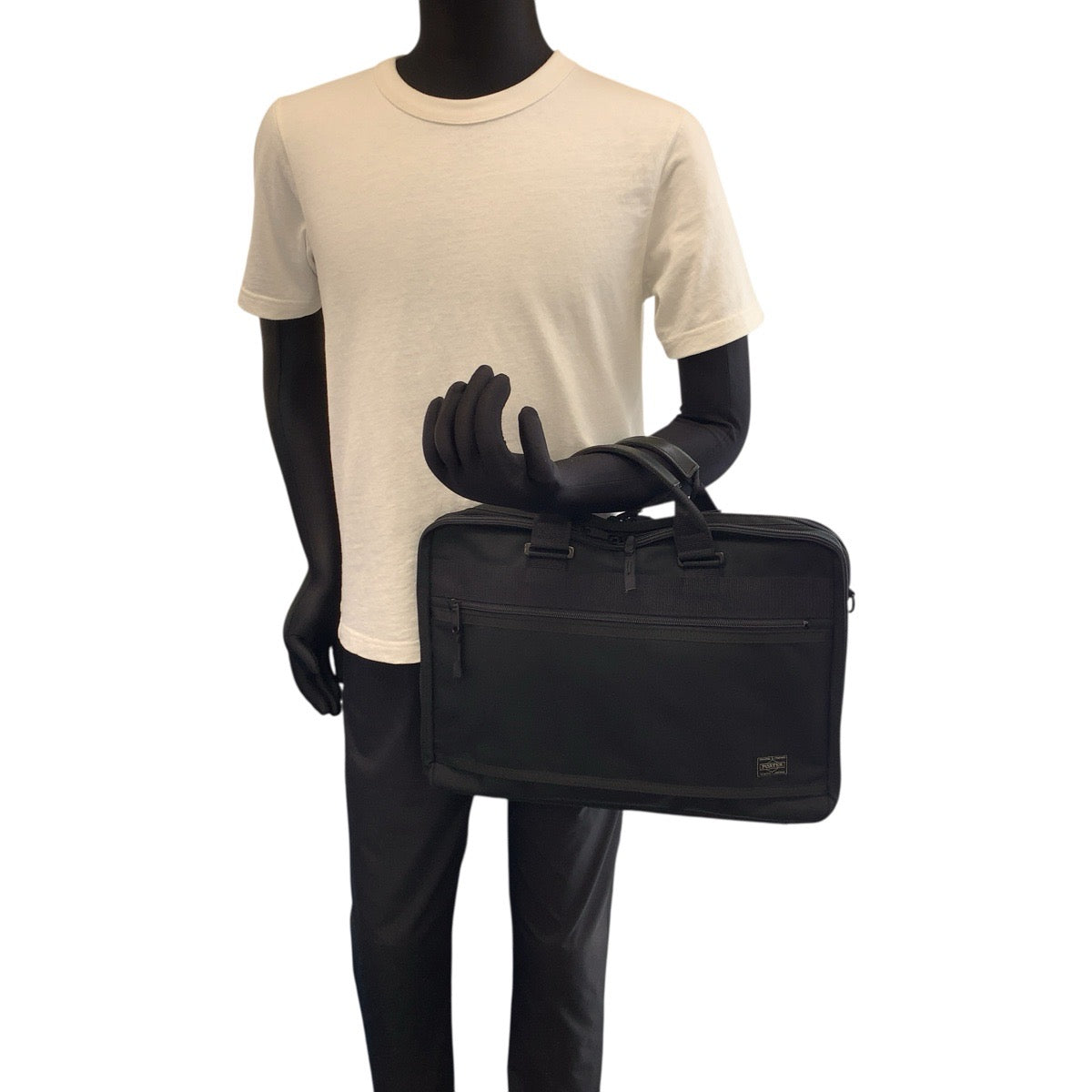 22940
PORTER ポーター クリップ ２way ブラック 黒 ポリエステル / PVC ビジネスバッグ ブリーフケース ショルダーバッグ メンズ A16