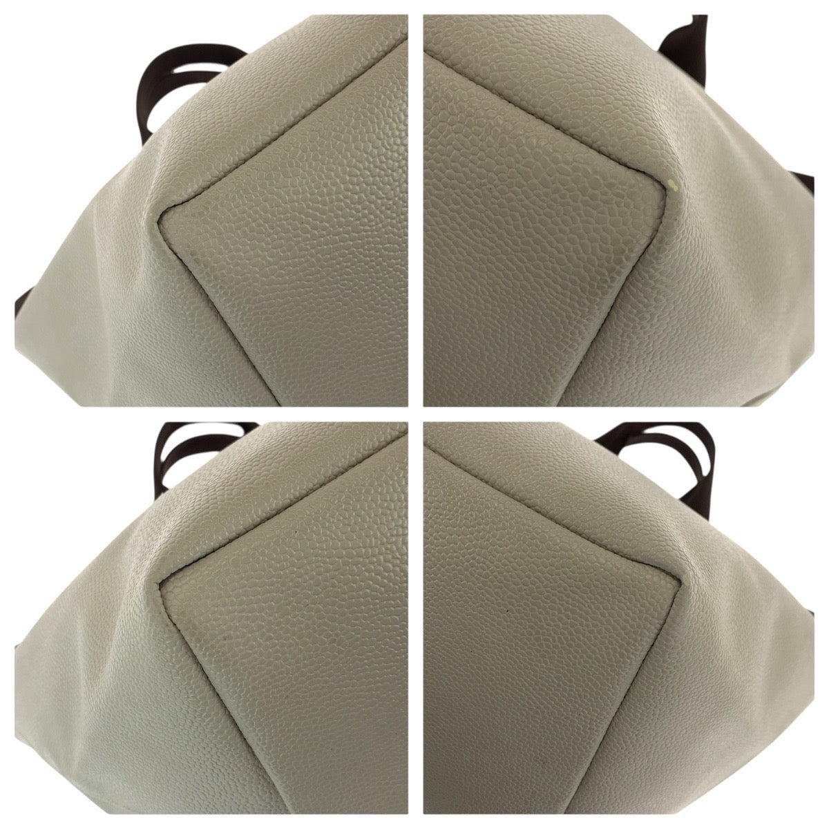 22941
Herve Chapelier エルベ シャプリエ ベージュ ダークブラウン シルバー金具 / コーテッドキャンバス トートバッグ 男女兼用 レディース ABP35