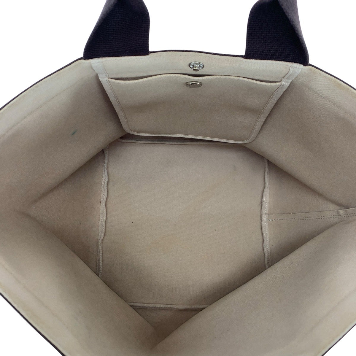 22941
Herve Chapelier エルベ シャプリエ ベージュ ダークブラウン シルバー金具 / コーテッドキャンバス トートバッグ 男女兼用 レディース ABP35