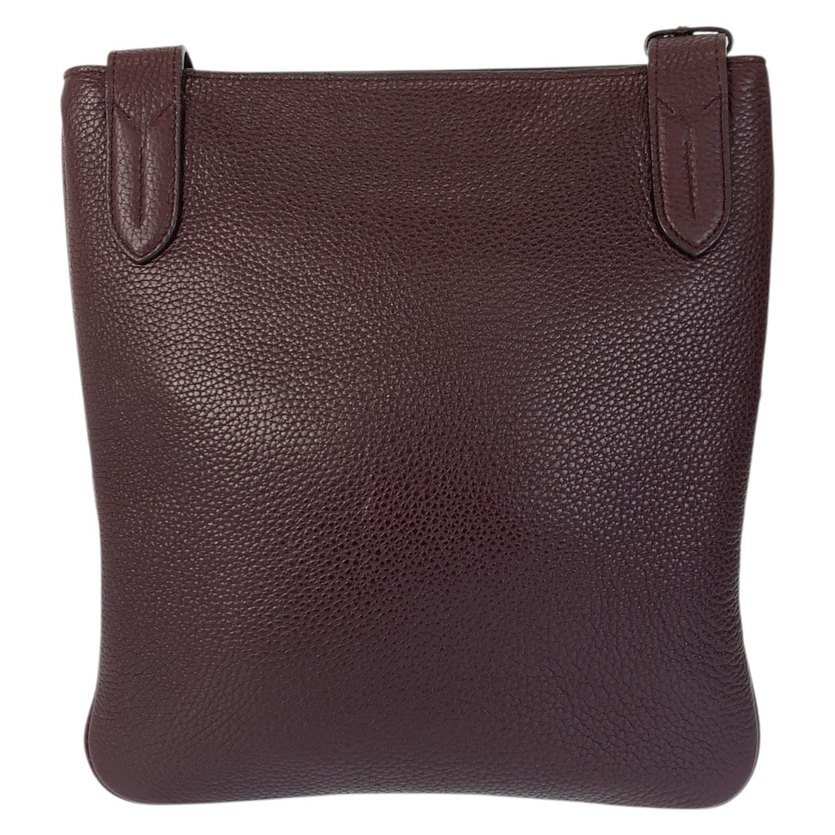 22943
BALLY Wine Red Bordeaux Silver Hardware Leather Shoulder Bag Messenger Bag Ladies ABP28