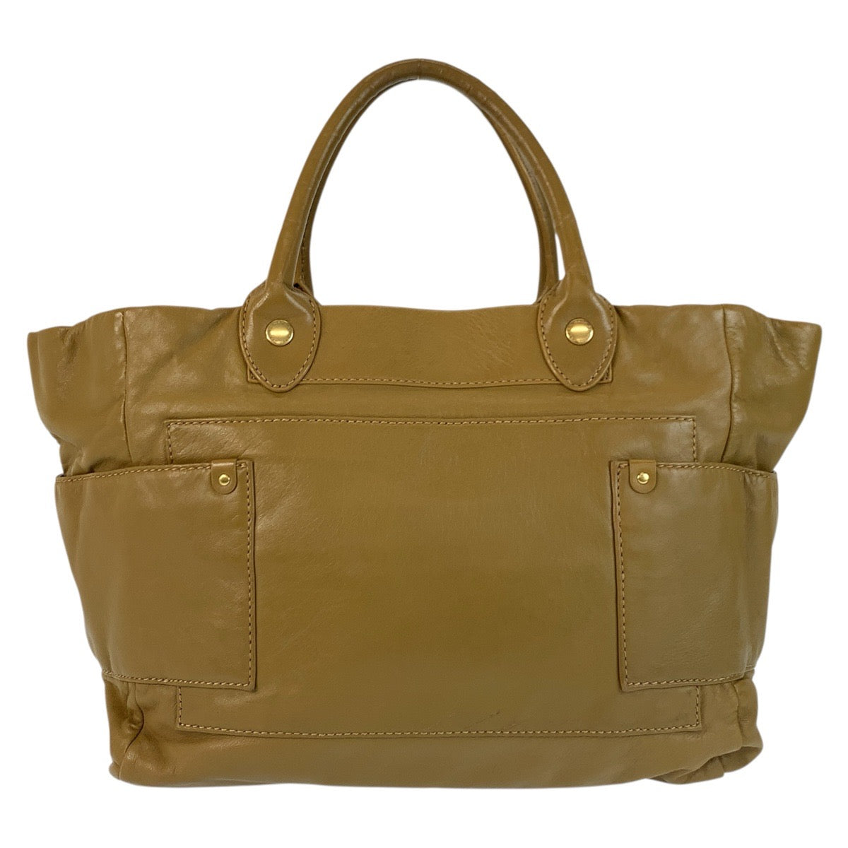 22944
MARC BY MARC JACOBS Brown Gold Hardware Leather Tote Bag Handbag Ladies ABP16