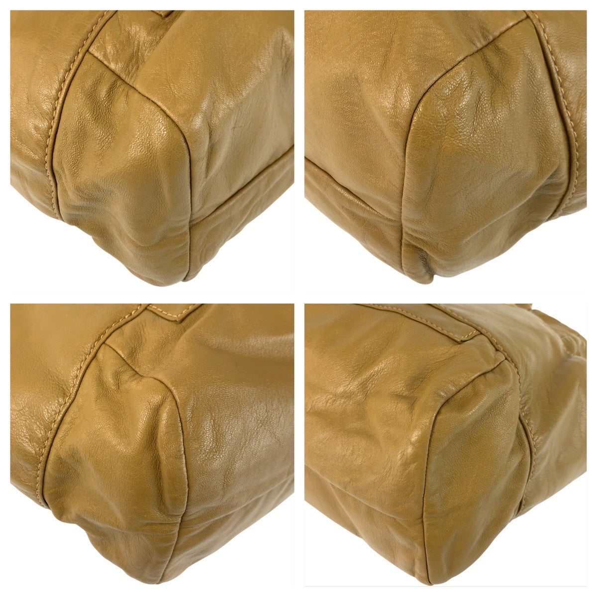 22944
MARC BY MARC JACOBS Brown Gold Hardware Leather Tote Bag Handbag Ladies ABP16