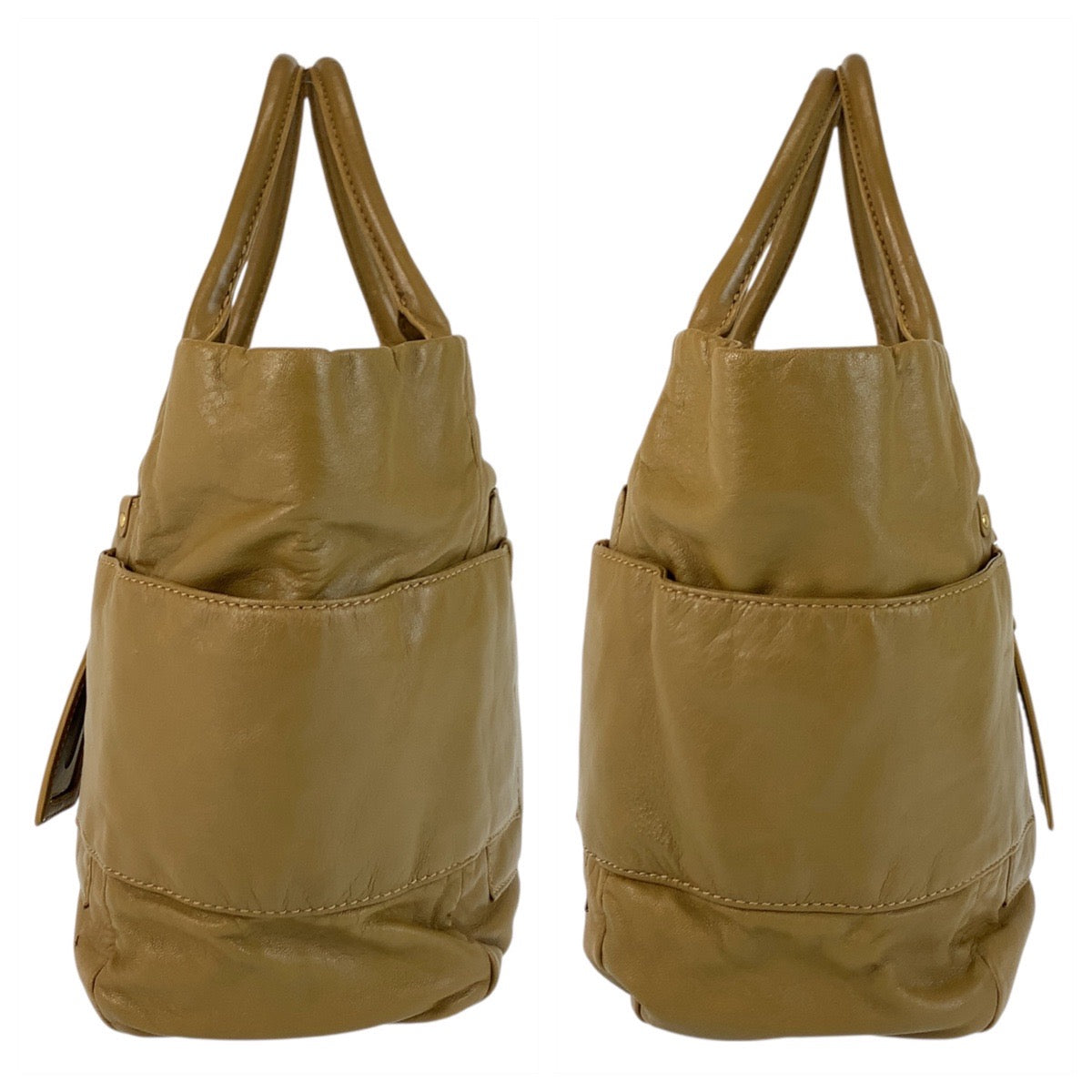 22944
MARC BY MARC JACOBS Brown Gold Hardware Leather Tote Bag Handbag Ladies ABP16