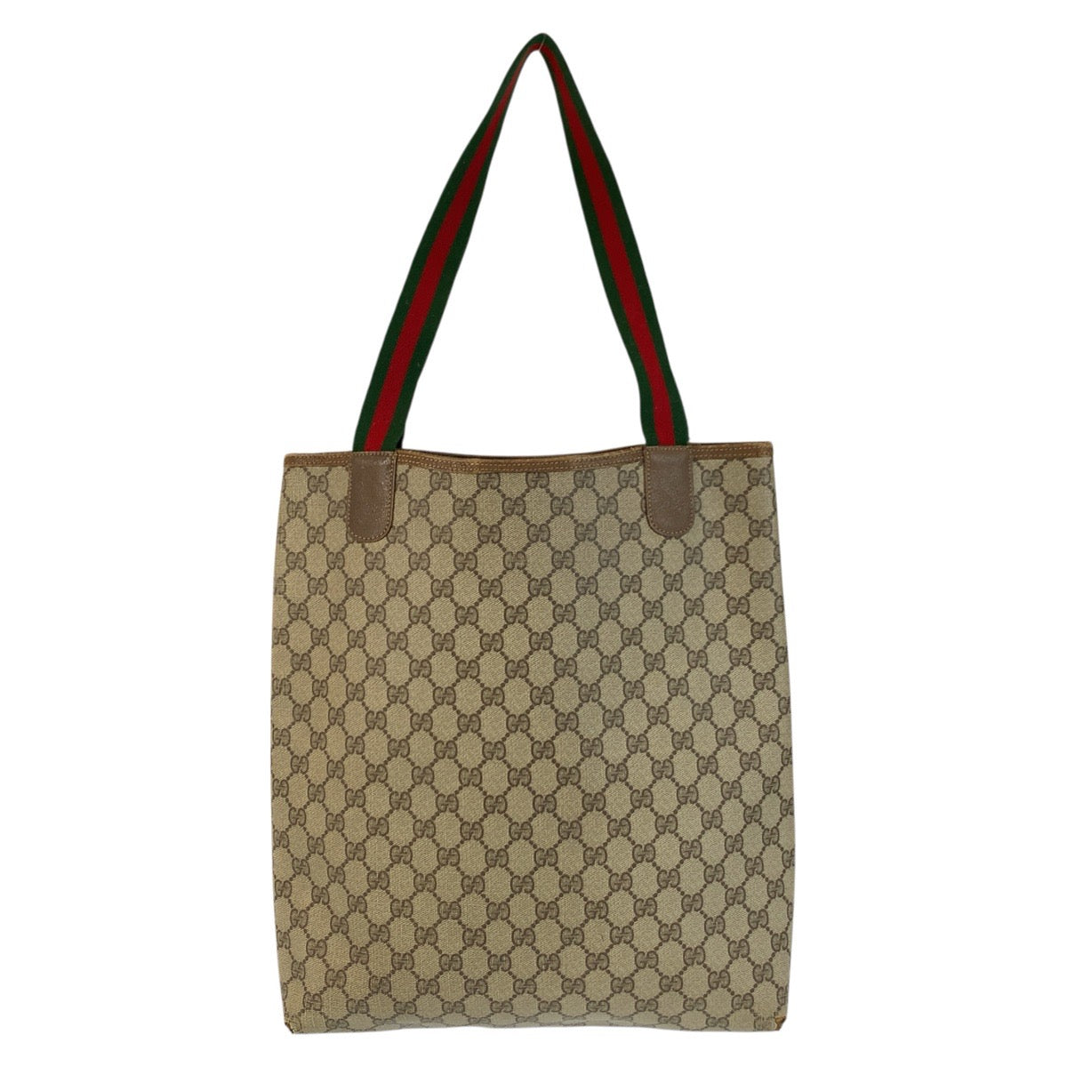 22949
GUCCI グッチ ヴィンテージ シェリーライン ベージュ ブラウン GGスプリームキャンバス 39 02 003 トートバッグ ショルダーバッグ レディース B16