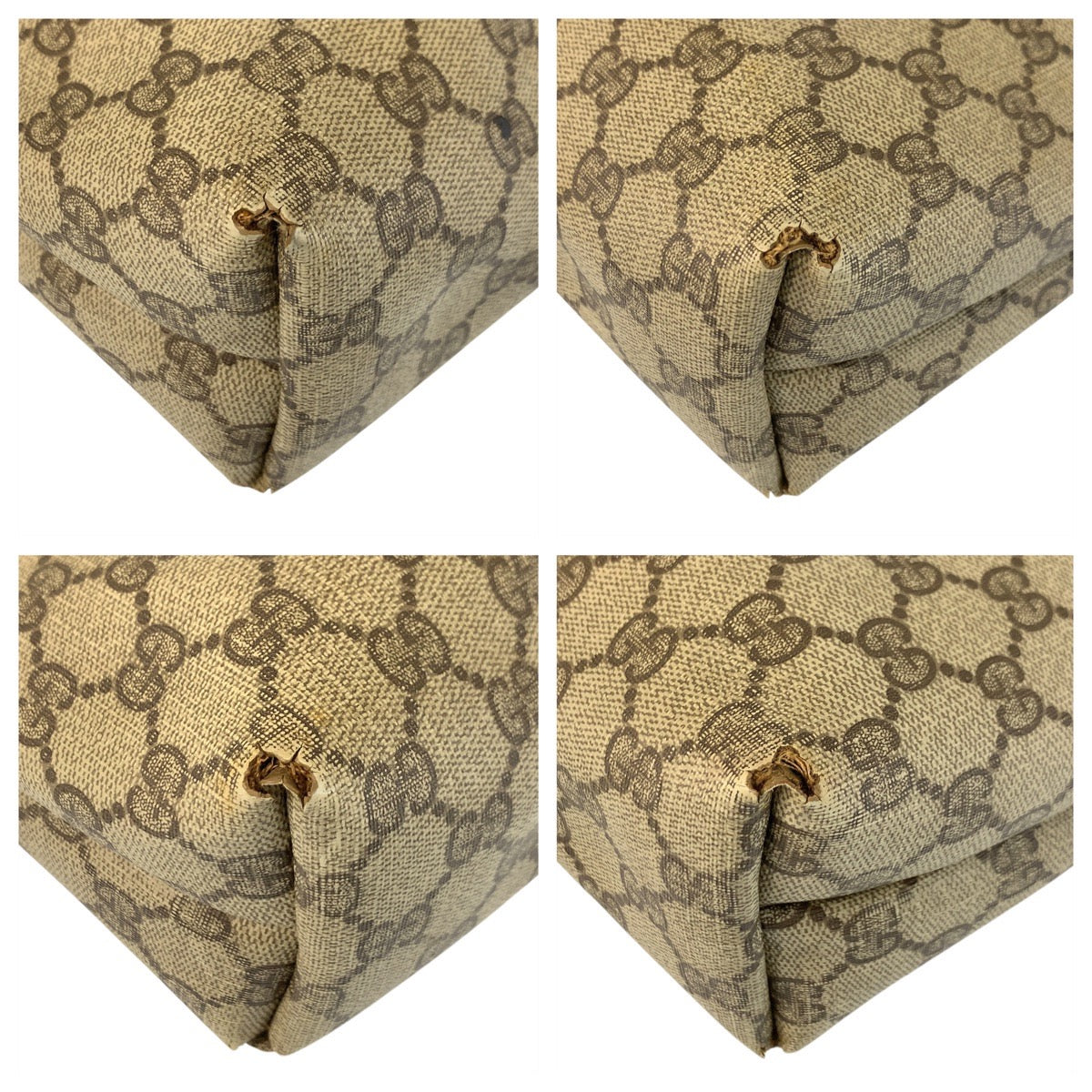 22949
GUCCI グッチ ヴィンテージ シェリーライン ベージュ ブラウン GGスプリームキャンバス 39 02 003 トートバッグ ショルダーバッグ レディース B16