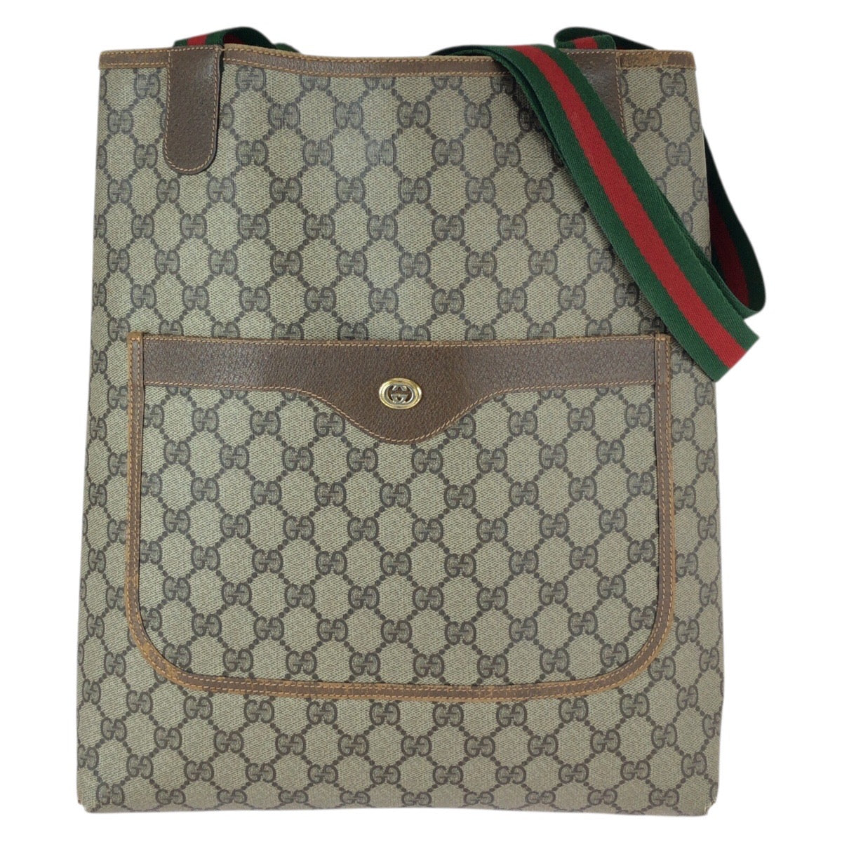 22950
GUCCI グッチ ヴィンテージ オールドグッチ シェリーライン ベージュ ブラウン GGスプリームキャンバス 89.02.003 トートバッグ ショルダーバッグ レディース AB21