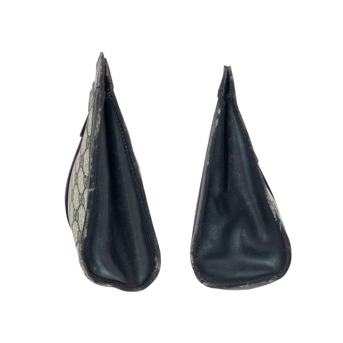 22951
GUCCI グッチ ヴィンテージ オールドグッチ シェリーライン ネイビー レッド GGスプリームキャンバス / レザー クラッチバッグ セカンドバッグ メンズ B21