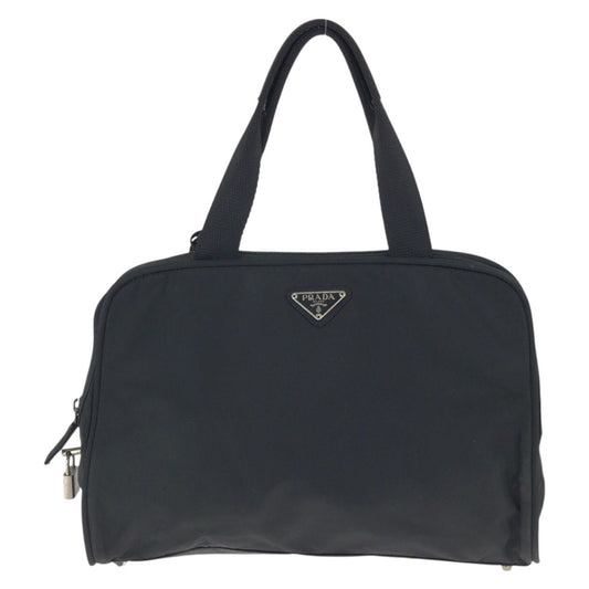 22953
PRADA プラダ テスート 三角ロゴプレート ブラック 黒 シルバー金具 ナイロン トートバッグ ハンドバッグ レディース ABP28