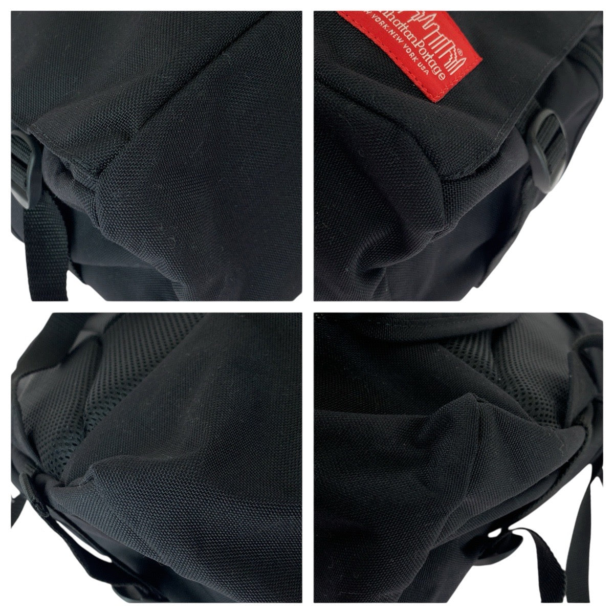 22955
Manhattan Portage マンハッタンポーテージ シルバーカップ ブラック レッド ナイロン リュック・デイパック バックパック メンズ A7