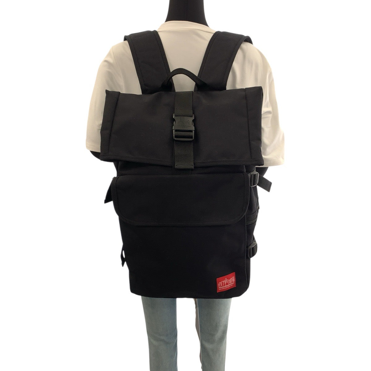 22955
Manhattan Portage マンハッタンポーテージ シルバーカップ ブラック レッド ナイロン リュック・デイパック バックパック メンズ A7