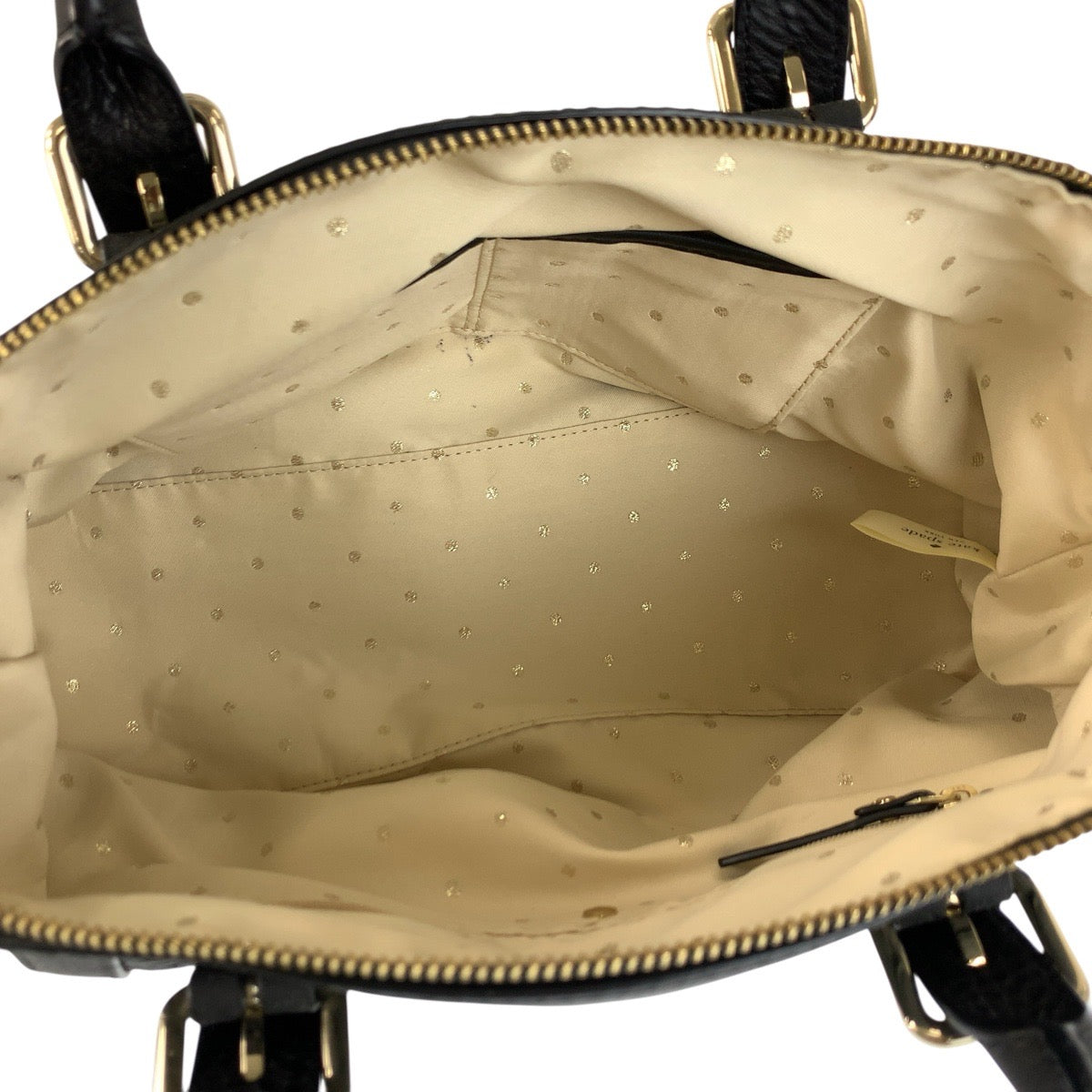 22957
Kate Spade Mercer Isle Small Sloane Black Gold Hardware Leather Handbag Shoulder Bag 2way Women's ABP14