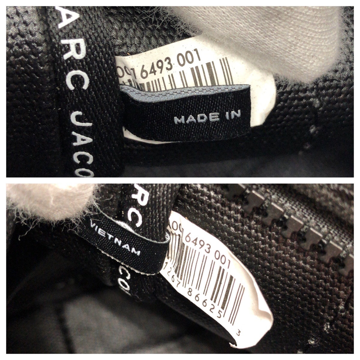 22958
MARC JACOBS マークジェイコブス ザ トート バッグ スモール 2way ブラック ホワイト シルバー金具 キャンバス M0016493 ミニトートバッグ ショルダーバッグ レディース AB7