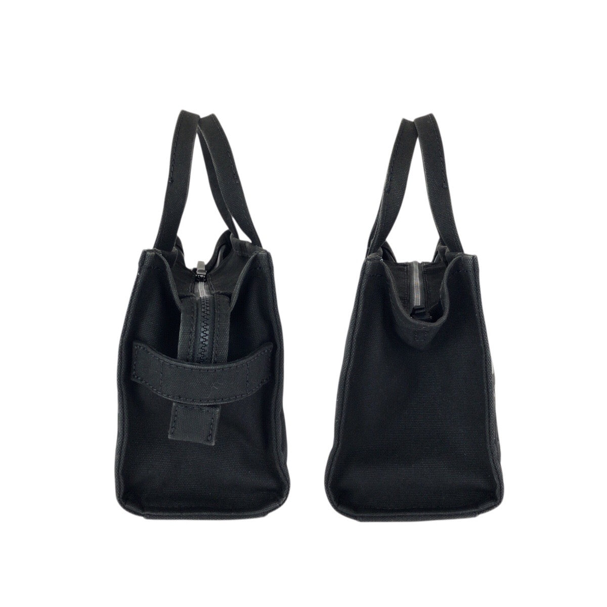 22958
MARC JACOBS マークジェイコブス ザ トート バッグ スモール 2way ブラック ホワイト シルバー金具 キャンバス M0016493 ミニトートバッグ ショルダーバッグ レディース AB7