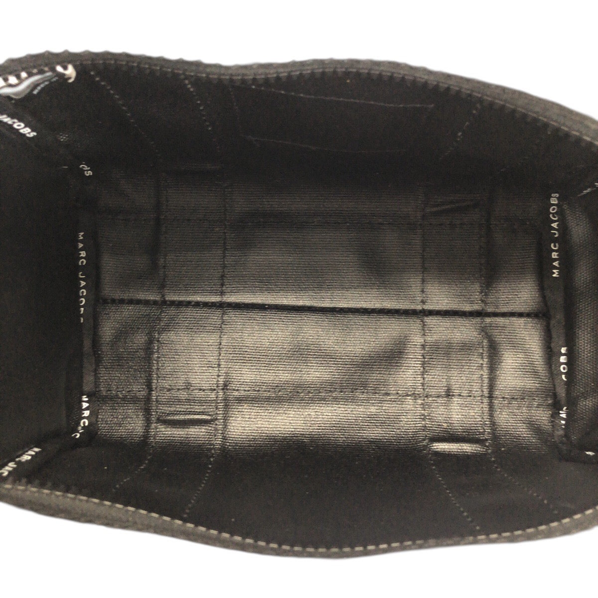 22958
MARC JACOBS マークジェイコブス ザ トート バッグ スモール 2way ブラック ホワイト シルバー金具 キャンバス M0016493 ミニトートバッグ ショルダーバッグ レディース AB7