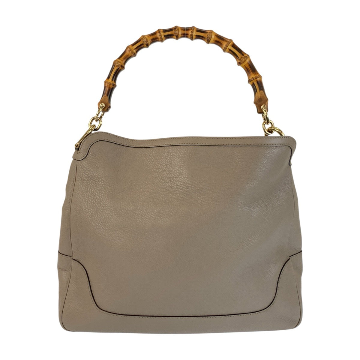 22965
GUCCI グッチ バンブー ダイアナ ベージュ グレージュ ゴールド金具 レザー 282315 ショルダーバッグ 2WAY レディース ABP66