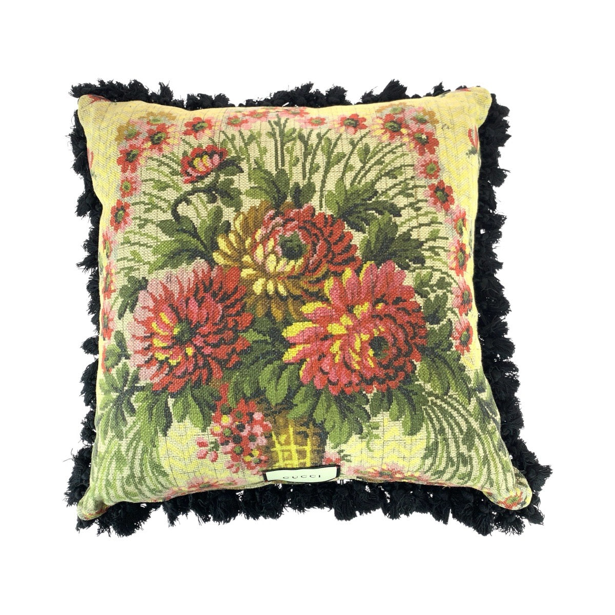 22967
GUCCI グッチ GG ジャカード マルチカラー ファブリック / レーヨン インテリア クッション 男女兼用 レディース A50