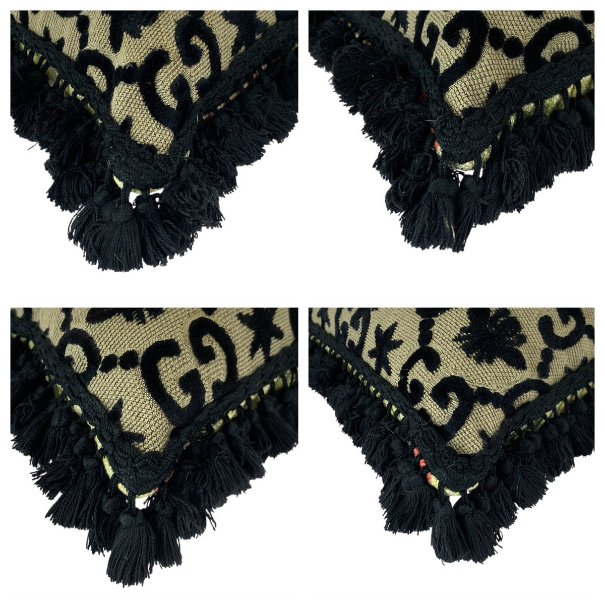 22967
GUCCI グッチ GG ジャカード マルチカラー ファブリック / レーヨン インテリア クッション 男女兼用 レディース A50