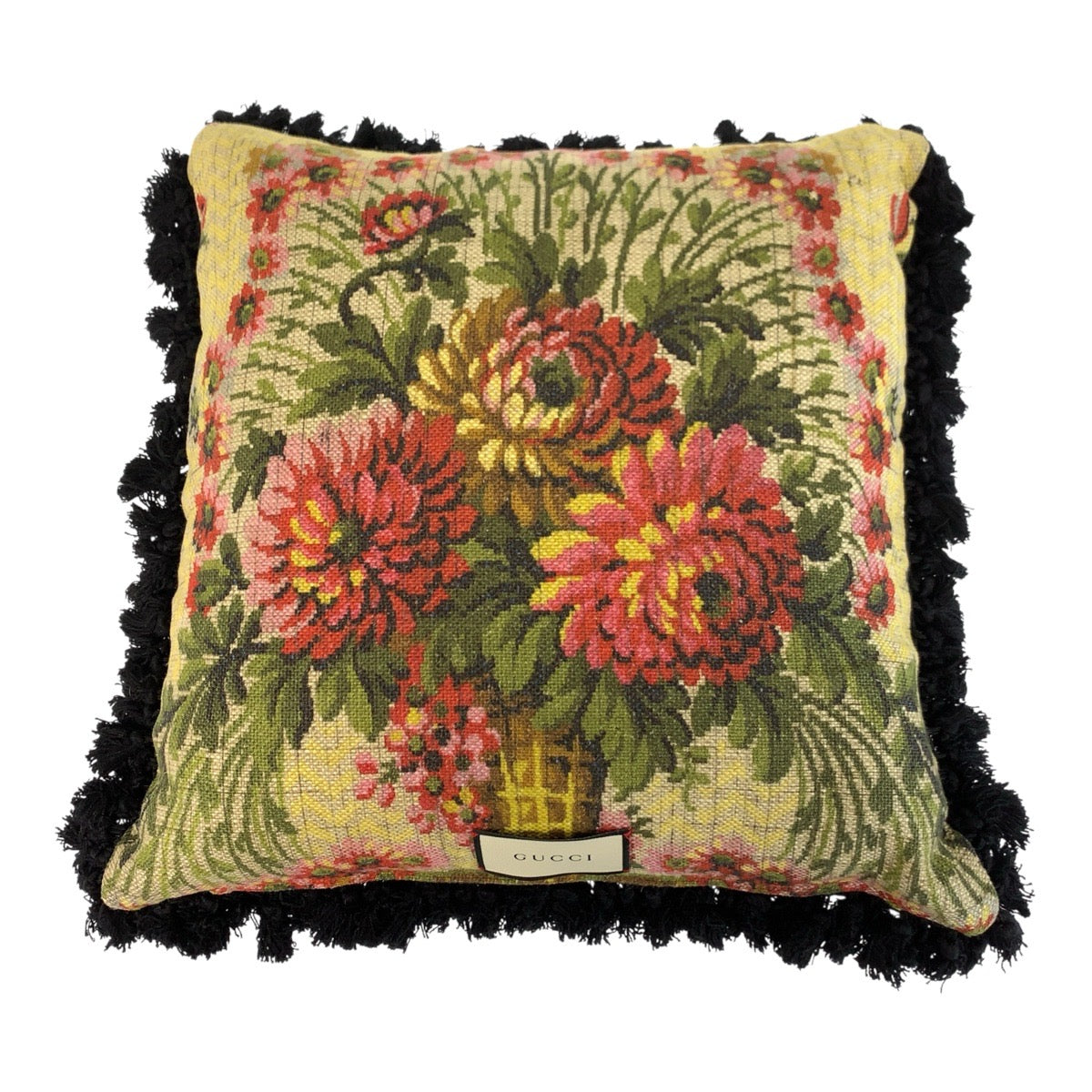 22968
GUCCI GG Jacquard Multi-Color Fabric / Rayon Interior Cushion Unisex Men's A50