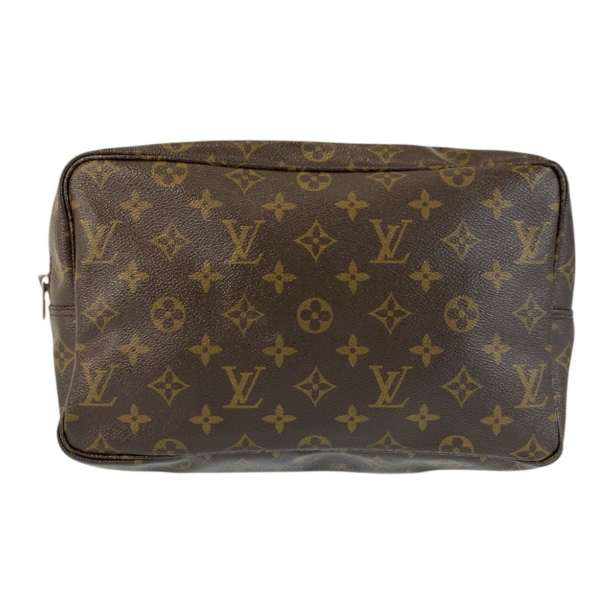 22972
LOUIS VUITTON ルイヴィトン モノグラム トゥルーストワレット28 ブラウン シルバー金具 PVC M47522 ポーチ 化粧ポーチ レディース AB21