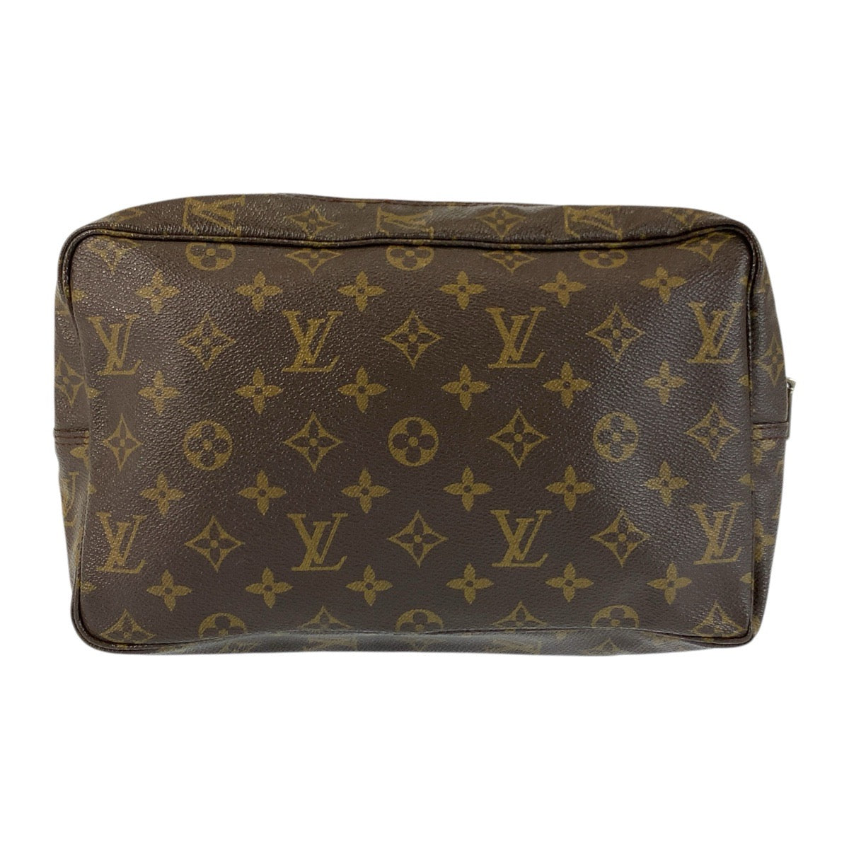 22972
LOUIS VUITTON ルイヴィトン モノグラム トゥルーストワレット28 ブラウン シルバー金具 PVC M47522 ポーチ 化粧ポーチ レディース AB21