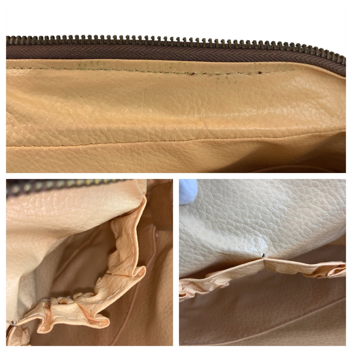 22972
LOUIS VUITTON ルイヴィトン モノグラム トゥルーストワレット28 ブラウン シルバー金具 PVC M47522 ポーチ 化粧ポーチ レディース AB21