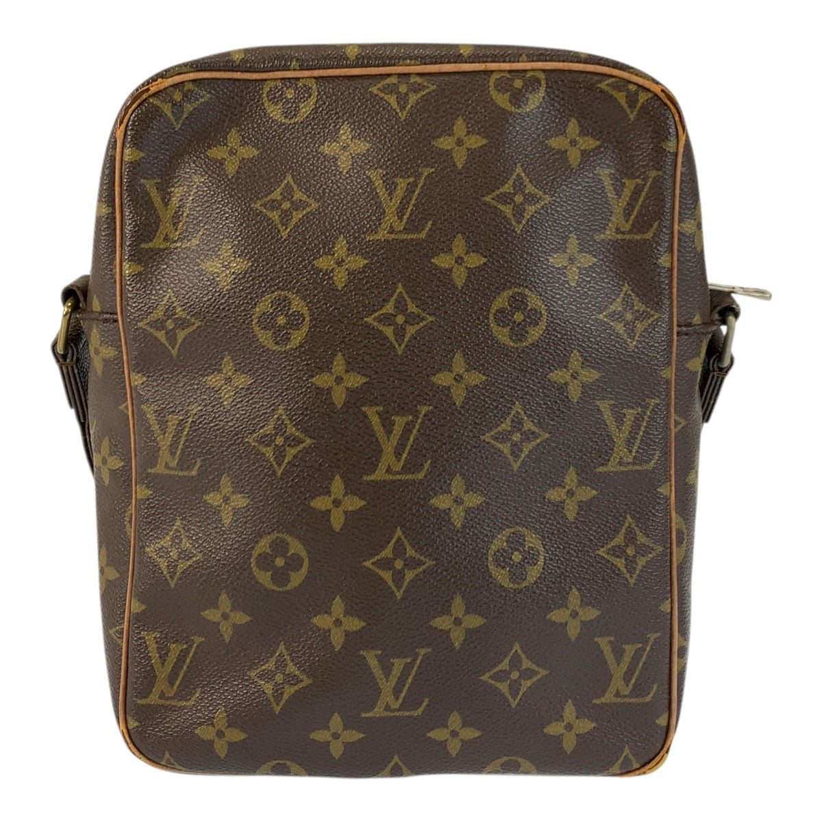 22973
LOUIS VUITTON ルイヴィトン モノグラム ダヌーブ ブラウン ゴールド金具 PVC M3552 ショルダーバッグ ポシェット レディース AB35