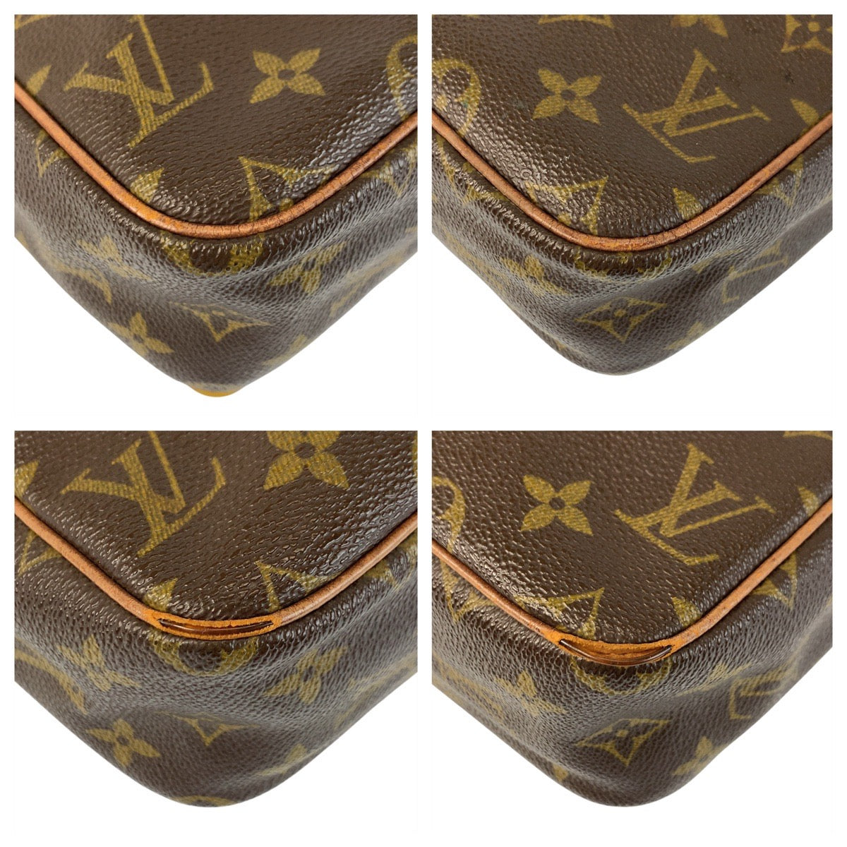 22973
LOUIS VUITTON ルイヴィトン モノグラム ダヌーブ ブラウン ゴールド金具 PVC M3552 ショルダーバッグ ポシェット レディース AB35