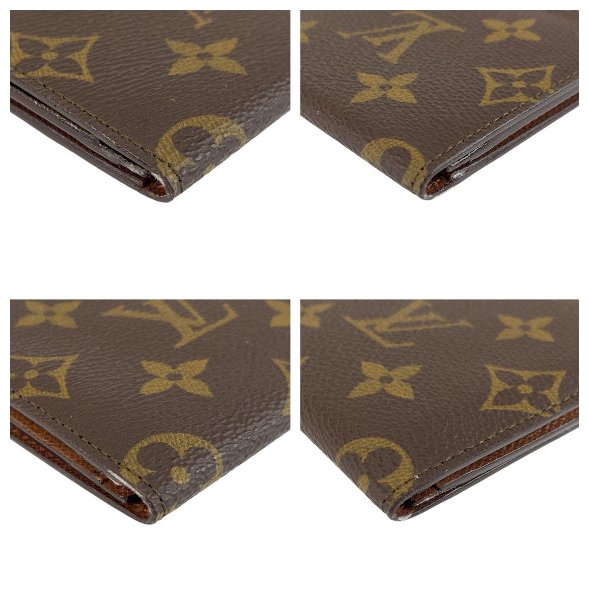 22975
LOUIS VUITTON ルイヴィトン モノグラム ポルト フォイユ ブラウン PVC M61818 長財布 札入れ メンズ ABP21